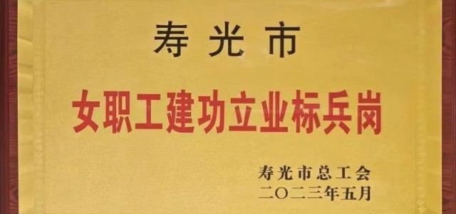 巾帼绽芳华丨鲁丽木业集成材车间荣获“寿光市女职工建功立业标兵岗”荣誉称号